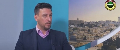 السيد مهدي حمدان، يتحدث عبر فضائية القدس التعليمية عن شروط المنح الصغيرة المخصصة لمؤسسات المجتمع