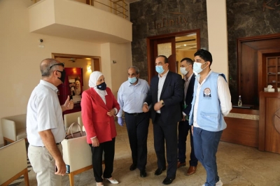 وفد من الصندوق الفلسطيني للتشغيل  يستقبل الوفد الوزاري القادم ا