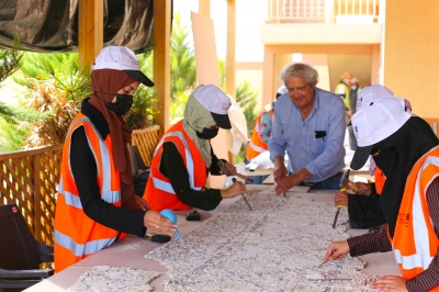 تنفيذ نشاط ترميم وتأهيل موقع دير القديس هيلاريون في محافظة الوسطى